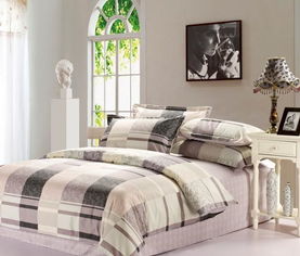 廠家直銷 斜紋環保印花條紋格子全棉床上用品四件套批發團購價格、圖片及材料詳解